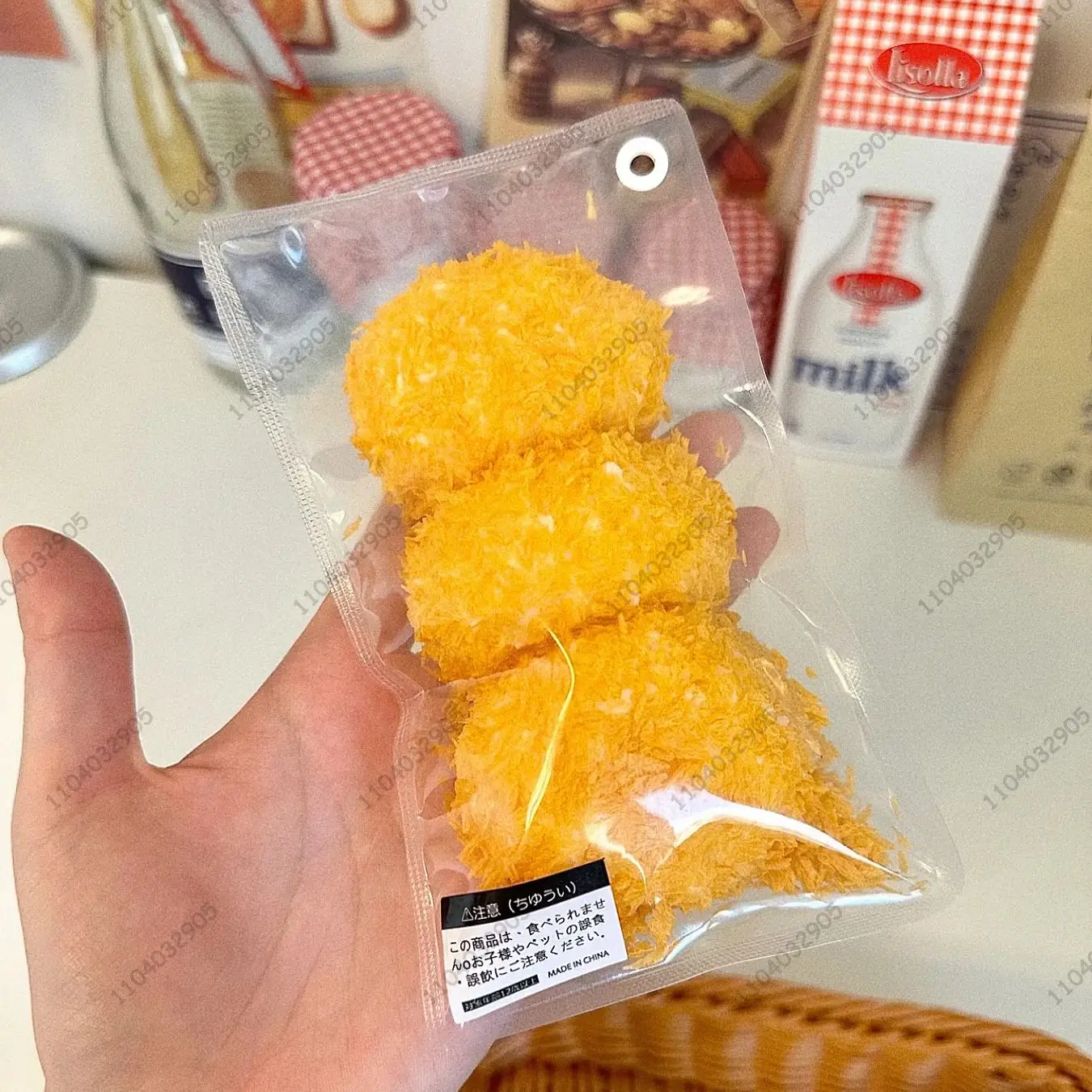 Raccolta di cibo fritto Taba Squishy Croccante Briciole Tostato Cubo di latte Zampa di gatto Giocattolo da spremere Squishy Mano Rilassarsi Rilascio dello stress