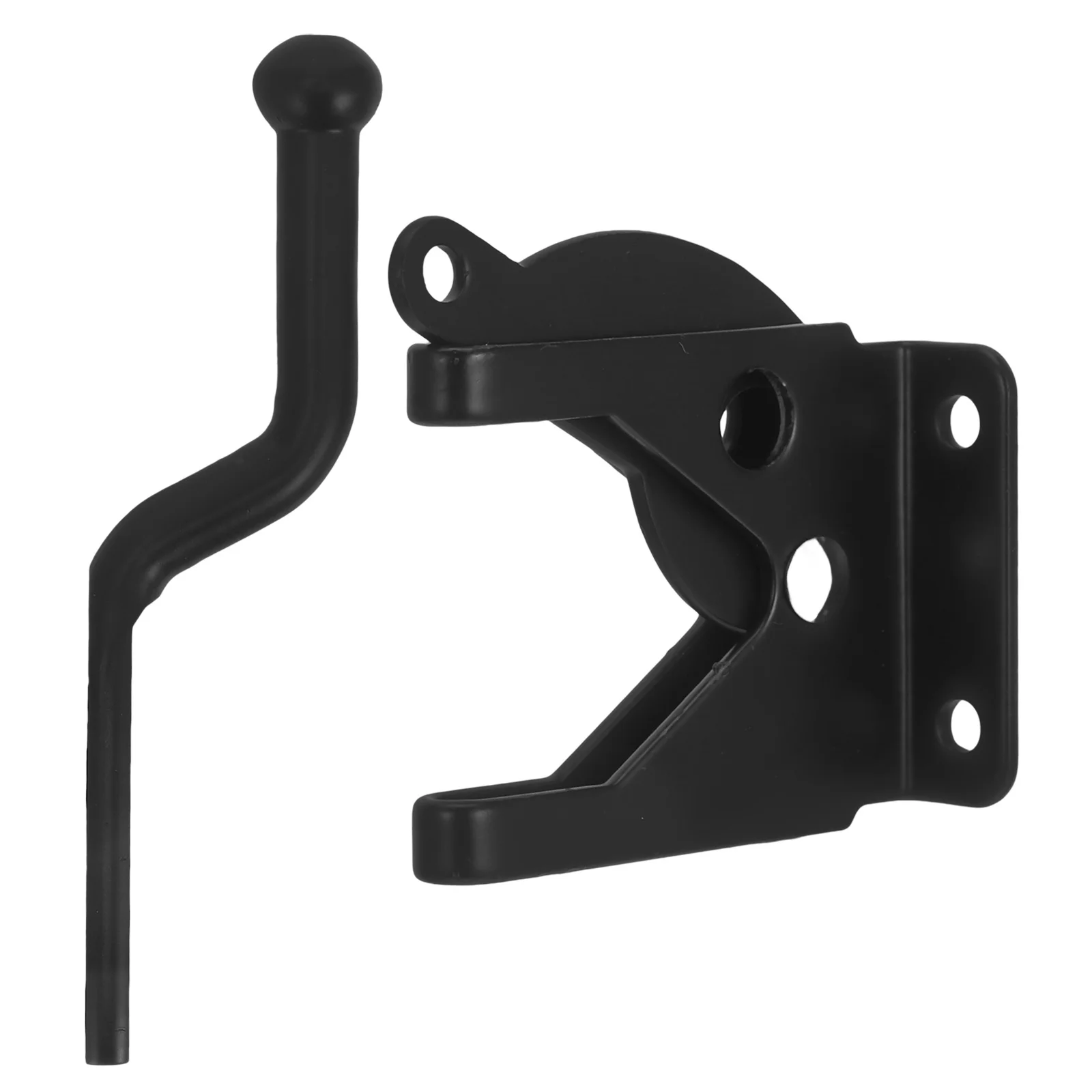 

Zinc Plated Gate Latch 116mm for Wood Aluminum Vinyl Doors Fence Gate Lock Hasp Durable Outdoor Use Cabinet Door Latches