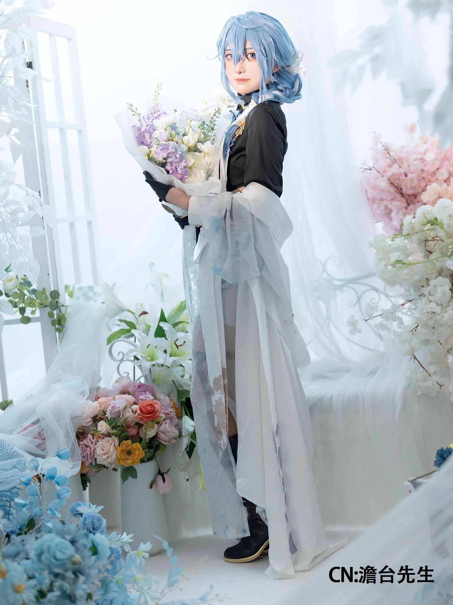 COS-HoHo Nu: بدلة لعبة كرنفال إدموند لليوم الربيع، زي رائع وسيم، أزياء تنكرية لحفلات الهالوين #3