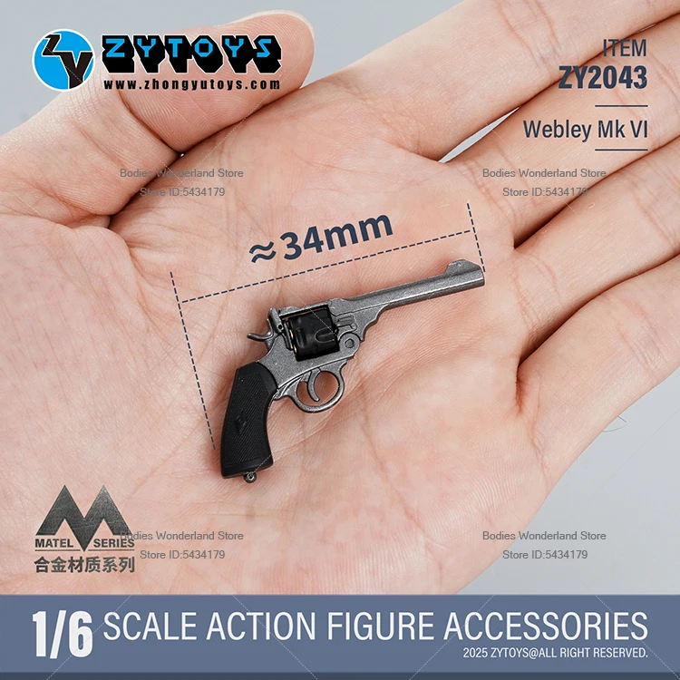 มีสินค้าในสต็อก ZYTOYS M9 M191 1/6 Scale Soldier Alloy Simulation Mini Pistol Model Accessories สำหรับตุ๊กตาแอ็คชั่นฟิกเกอร์ขนาด 12 นิ้ว