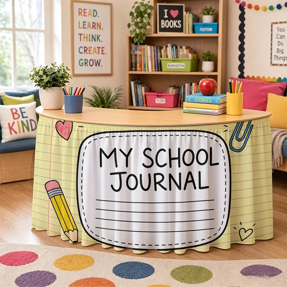 Halloween, Christmas, the start of the school year, party table skirts, learning-themed elementsxzj