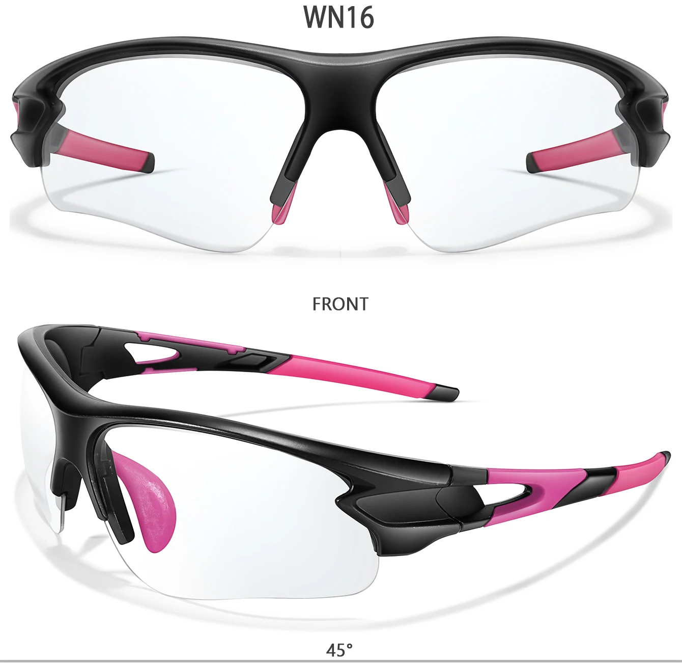 Marke Mode Frauen Männer Photochrome Sonnenbrille Outdoor Sport Angeln Radfahren Laufen Fahren Brillen Frauen Mode Brille – Detail 10