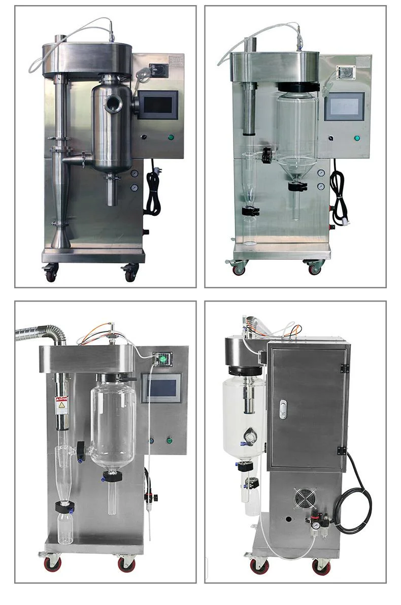 Lab Small PID Controller Vacuum Spray Dryer Small Scale Instant Coffee Milk Banana Honey Powder Spray Dryer