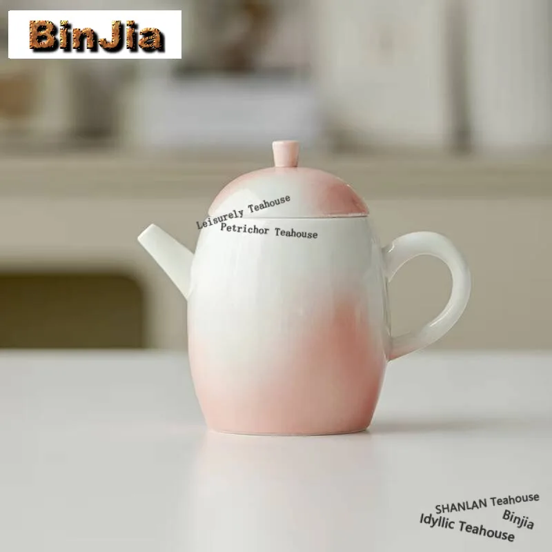 130ml Grapefruit Jasmine Handheld Teapot Japanese Dragon Ball Pot Household Tea Making Kettle Chinese Kung Fu Tea Set Decoration
