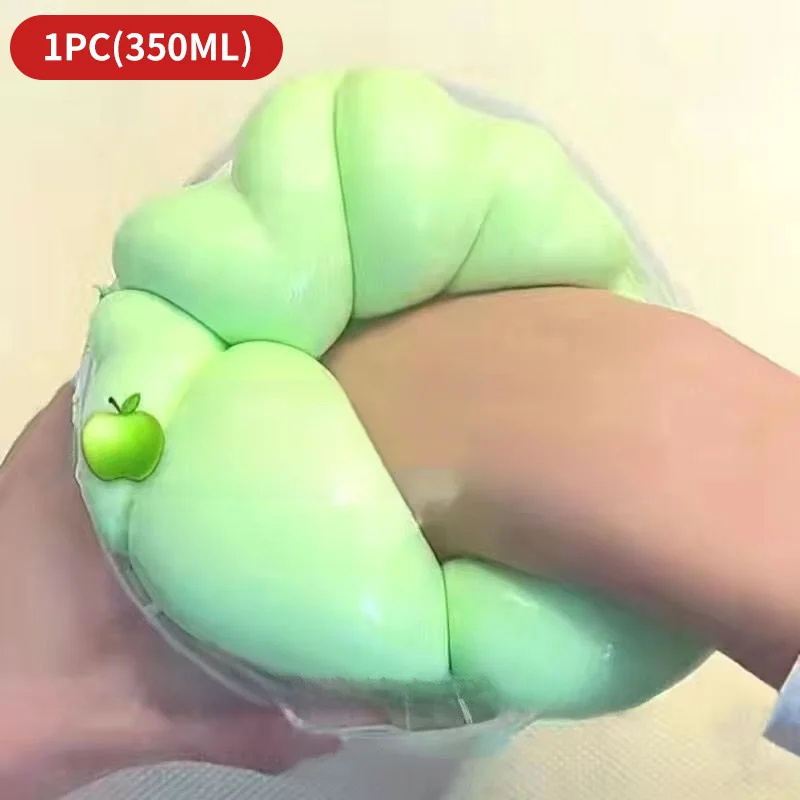 Milk Bucket Large Capacity Slime, Soft Jelly Fake Water Slime, Stress Relief Toy, Hand Kneading Toy for Kids and Adults - view 5