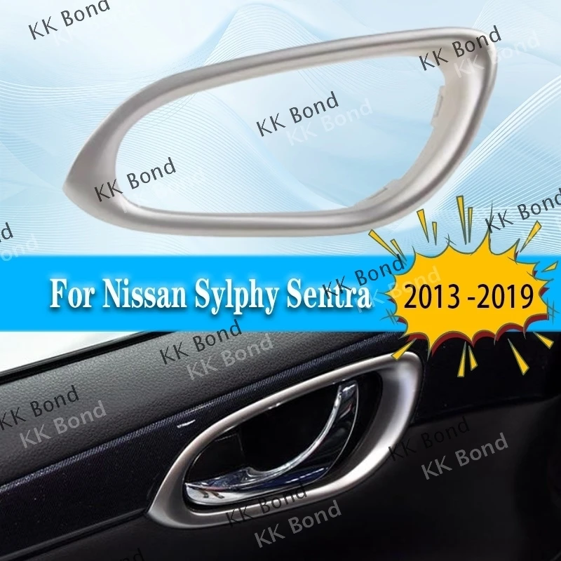 

82683-3RA0A 82682-3RA0A для Nissan Sylphy Sentra 2013-2019 внутренняя рамка крышки ручки внутренняя отделка дверной ручки