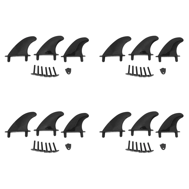 

4X Surfboard Fin Kits Soft Top Surfboard Fins Foam Surf Boards Accessories For Surfing Enthusiasts