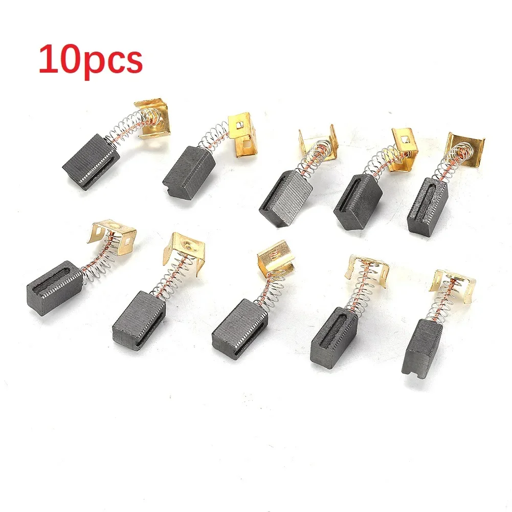 10pcs Carbon Brushes For Black Decker CD105 CD110 CD115 KG900 AST6XC AST15 Angle Grinders Power Tool Machinery Accessories