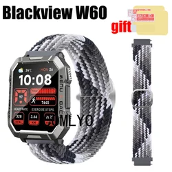 Per Blackview W60 Strap donna uomo Band Nylon Belt regolabile Soft traspirante Wristband Screen Protector Film