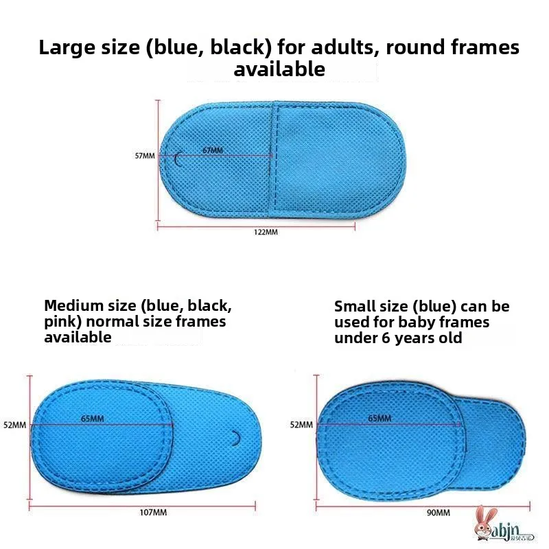 

Children's Eye Patch for Strabismus Training Full Coverage Glasses Bloing Mask 3D Anisocoria Single Eye Correction Eye Cloth