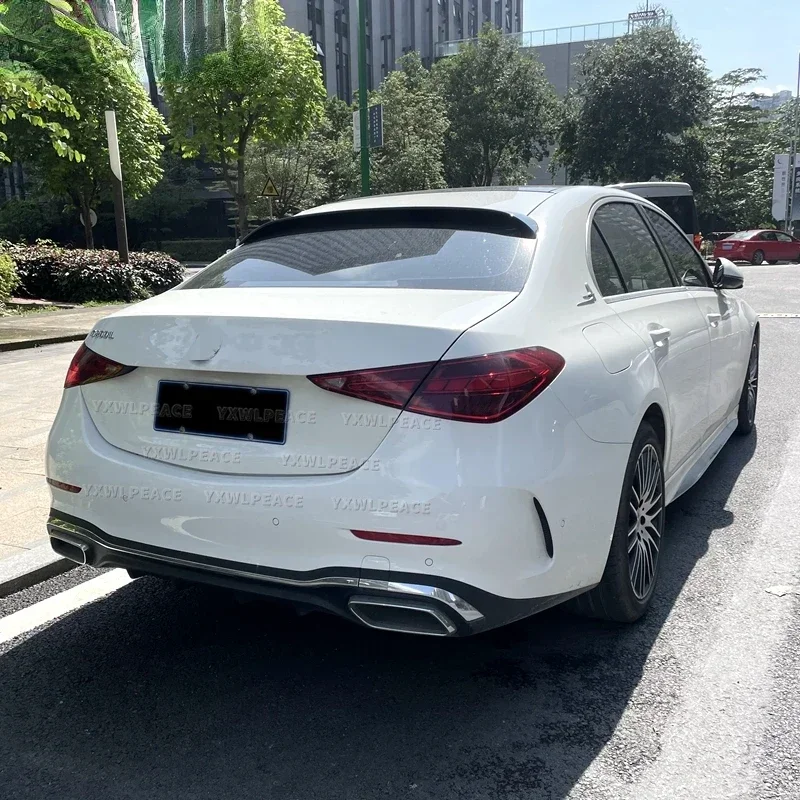 Alerón de techo para ventana trasera de coche, accesorio ABS de alta calidad para mercedes-benz W206, 2020, 2021, 2022, 4 puertas Sedan Clase C, C200, C260