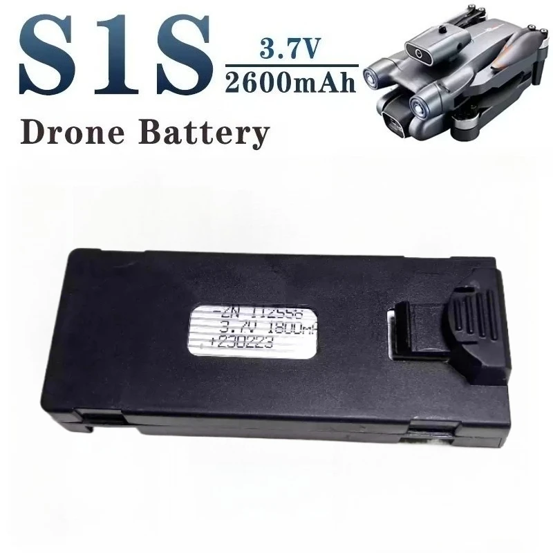 새로운 3.7V 1800mAh 교체용 배터리 S1S 리포 드론 배터리 RC 부품 LS-S1S 드론 쿼드콥터 예비 부품 블레이드 액세서리 포함