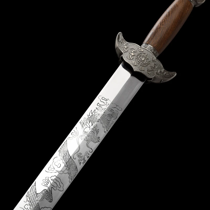 Chinese Fortune Coin Tai Chi Sword Chrome Steel Blade Real Handmade Full Tang Ready for Training Kung Fu Practice Swords Katana view 3