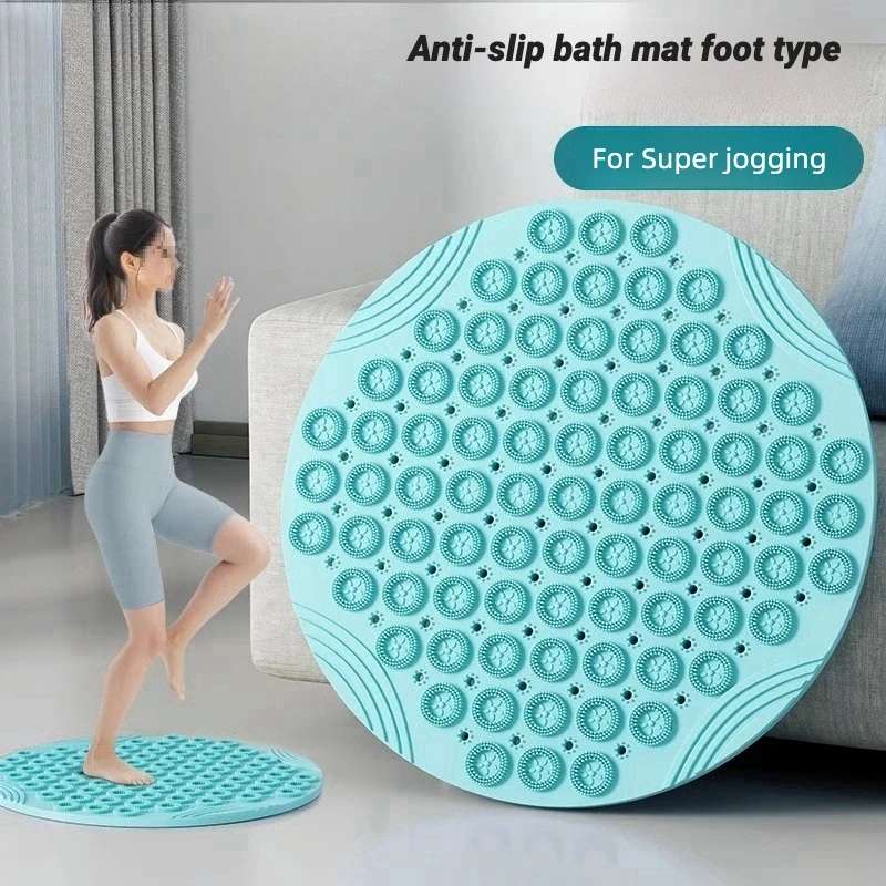 New Soft Silicone Finger Pressure Plate Ultra Slow Running Foot Foot Massager Step On The Spot Fitness Sports Foot Therapy Pad