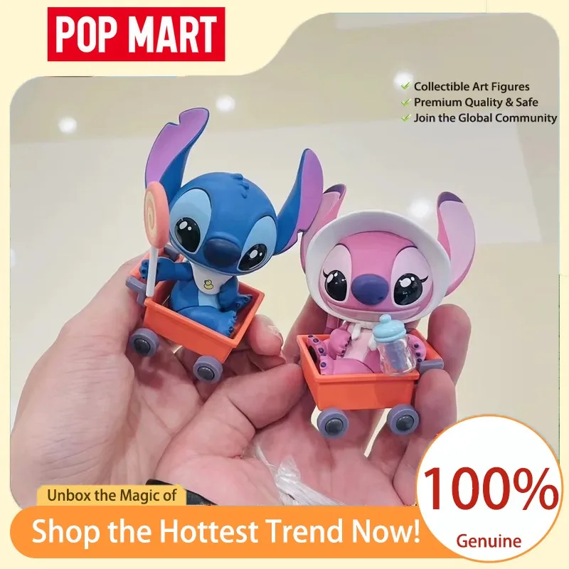 

Pop Mart Disney Stitch игривая серия для свиданий слепая коробка модная игрушка фигурка подарочное украшение подвесной орнамент Коллекционная фигурка