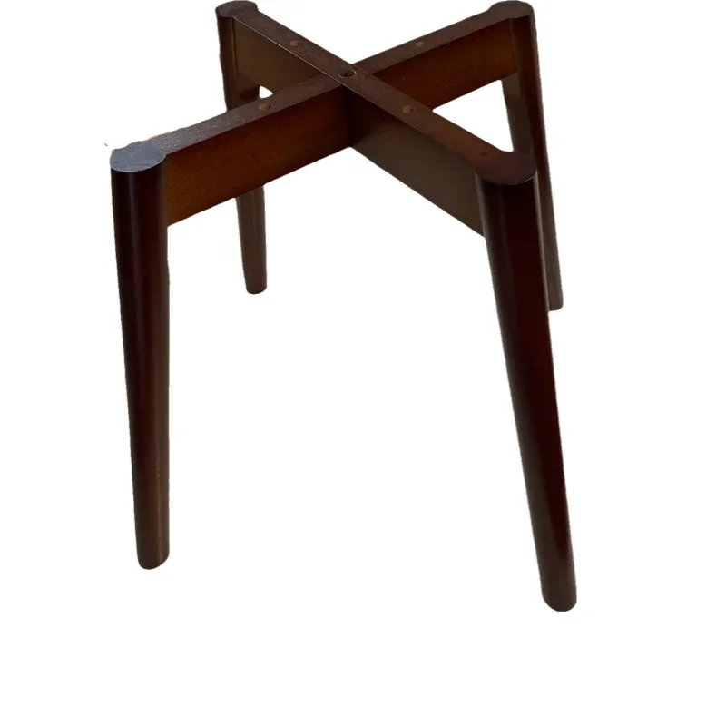 Modern Minimalist Table Legs Solid Wood Supports Crossed Dining Table Legs Stable Heavy-Duty Accessories Strong and Stylish