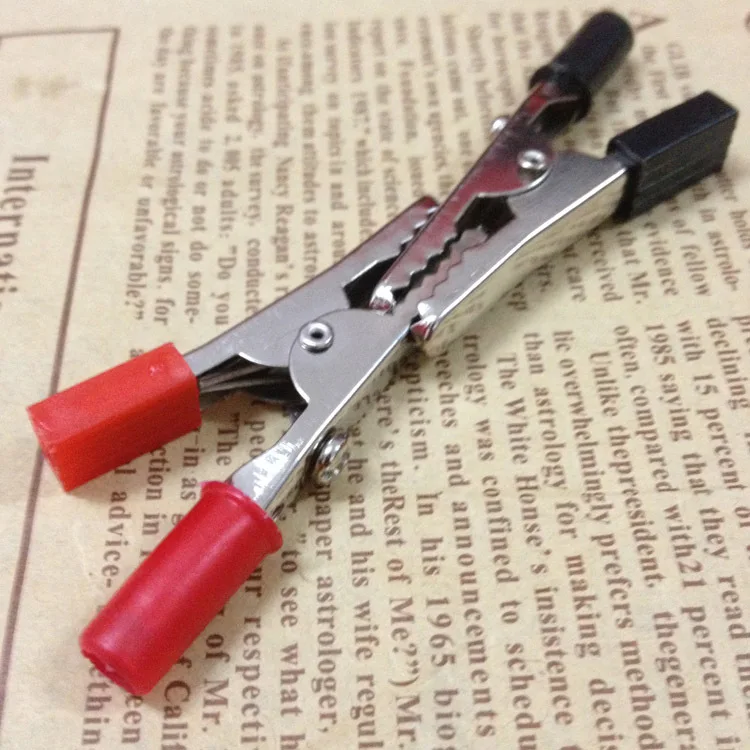 10a Handvat Elektrische Krokodil Alligator Clips