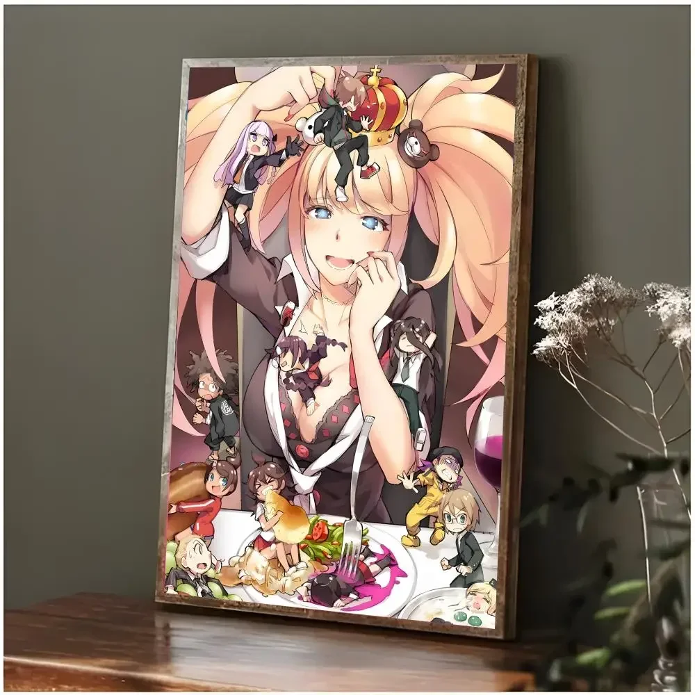 Thriller Game D-Danganronpa Poster Modern Wall Art Bedroom Living Room Print Unframed