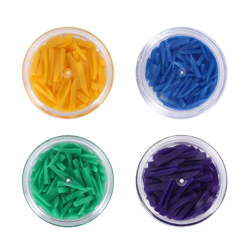 

400pcs Dentist Tools Tooth Gap Wedg Disposable Dental Materials Wedges Plastic Dentistry Lab Instrument XS S M L 4 size