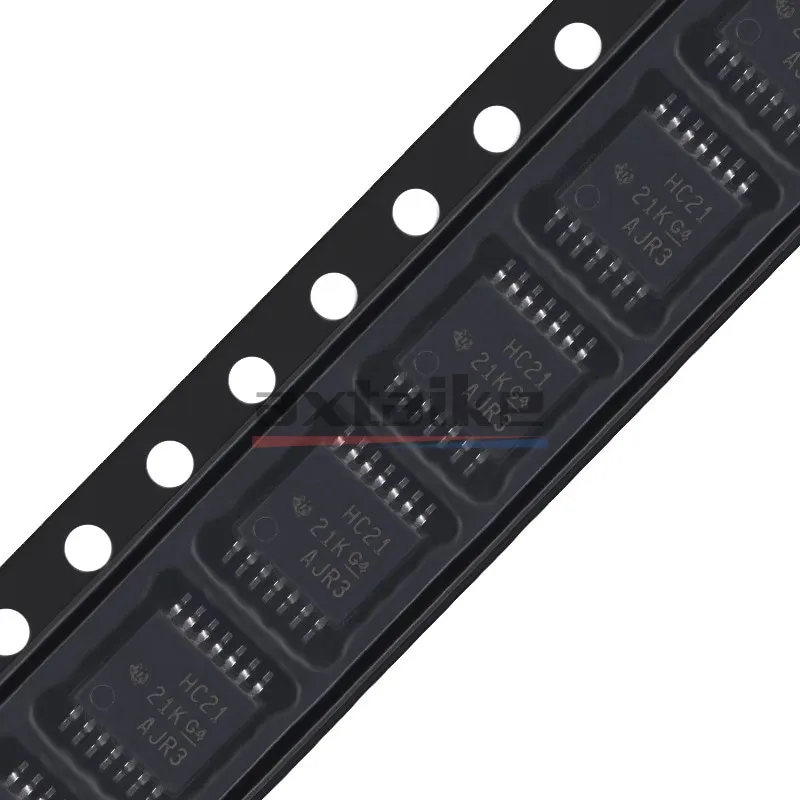 10PCS SN74HC21PWR HC21 TSSOP-14 74HC21PW SN74HC21 SMD Chip Dual 4-Input AND Gates IC