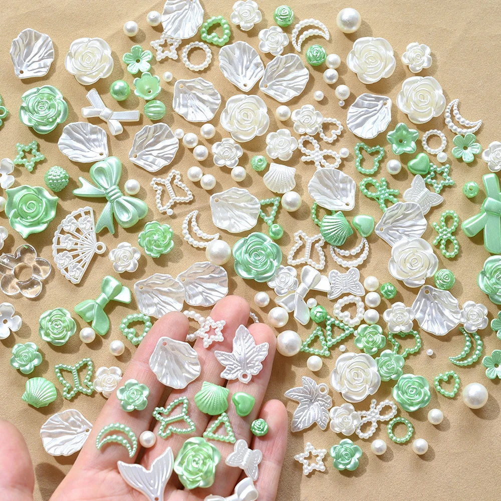 500pcs Mix Shape Kawaii Nail Art Decorations 3D Resin Charms Flower,Butterfly,Sun flowers,Fruit "2023 Summer"Manicure Accessory%