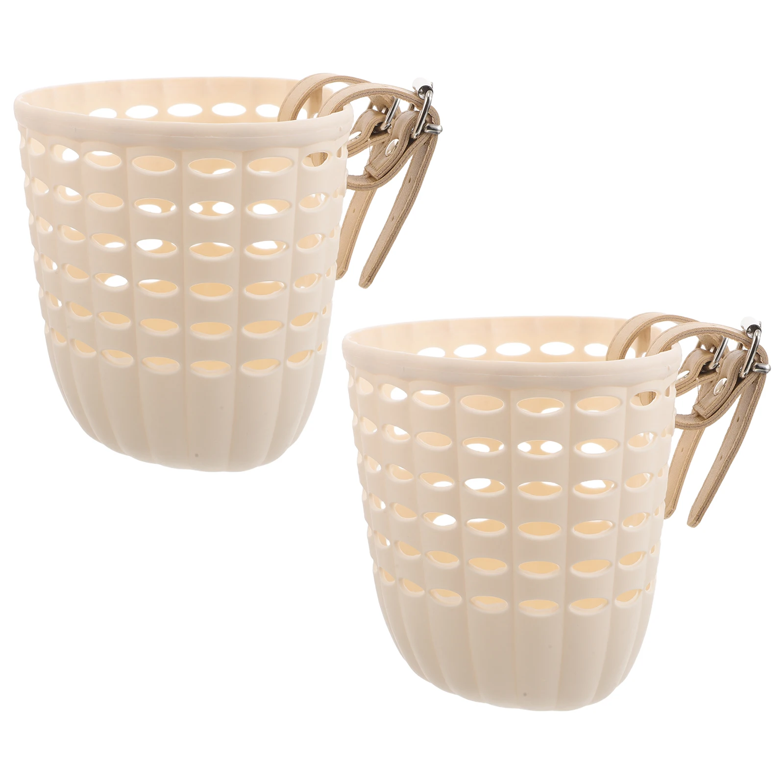 

2pcs Kids Bike Basket Plastic Front Handlebar Storage For Children'S Scooter Tricycle Bicycle Accessories Removable Portable