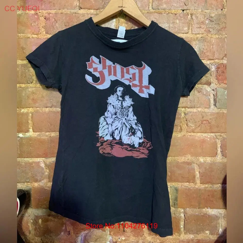 Ghost small black T shirt long or short sleeves