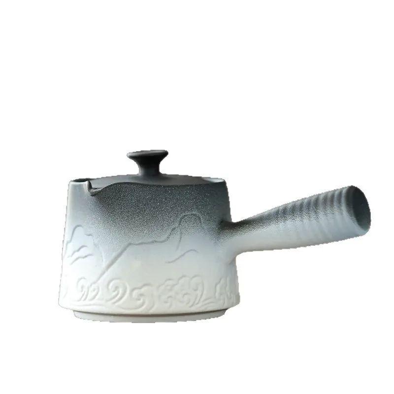 

CX side handle teapot simple modern household filter single pot ceramic kung fu tea set