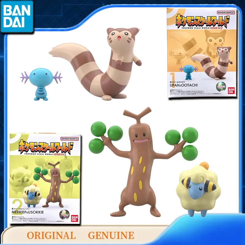 Bandai Originele Echt GUNDAM POKEMON SCHAAL WERELD CRYS DENRYU MARIL UPAH Anime Actiefiguren Speelgoed Kids Gift Model Ornamenten