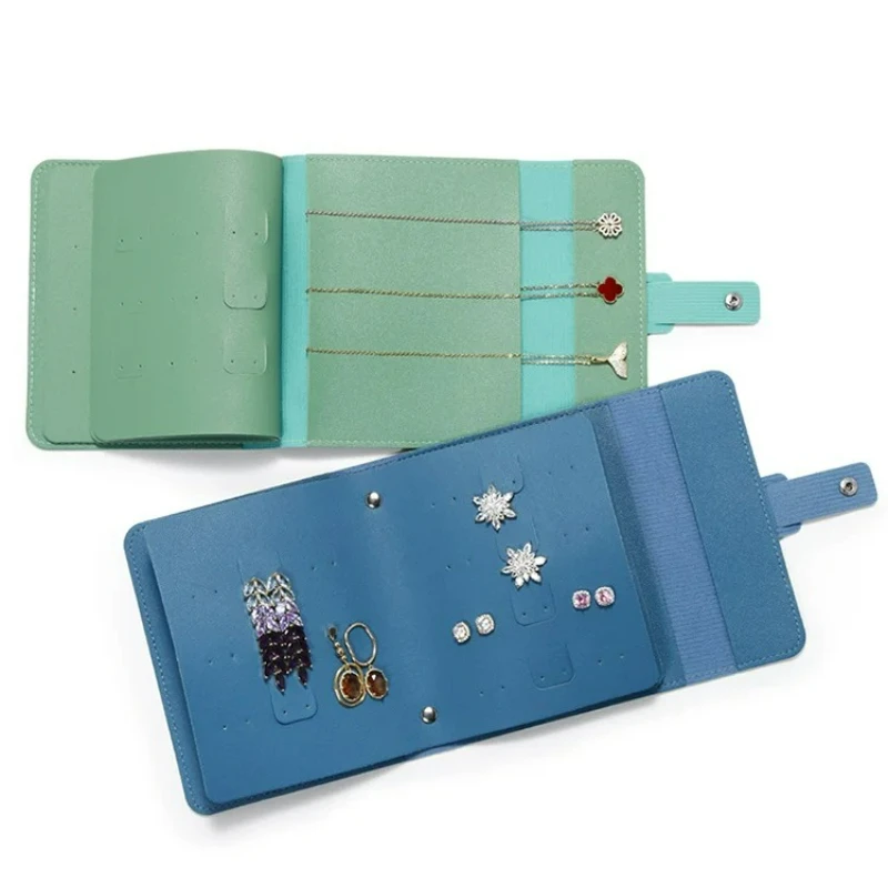 

New Ear Stud Storage Bag Travel Portable Anti oxidation Ear Jewelry Bag High grade Pearl Earring Ear Clip Jewelry Box