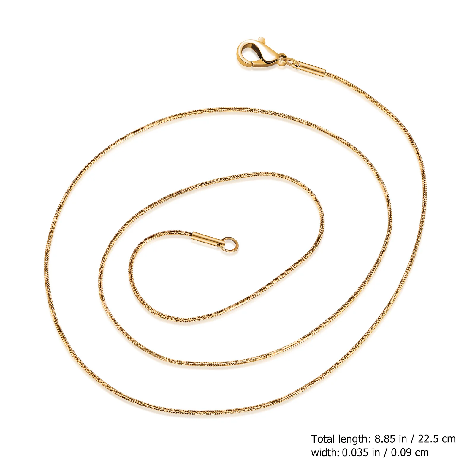 

12Pcs Alloy Chains Stainless Steel Necklace Chains for DIY Jewelry Making Pendant Accessories Necklace Chain for Jewelry Making