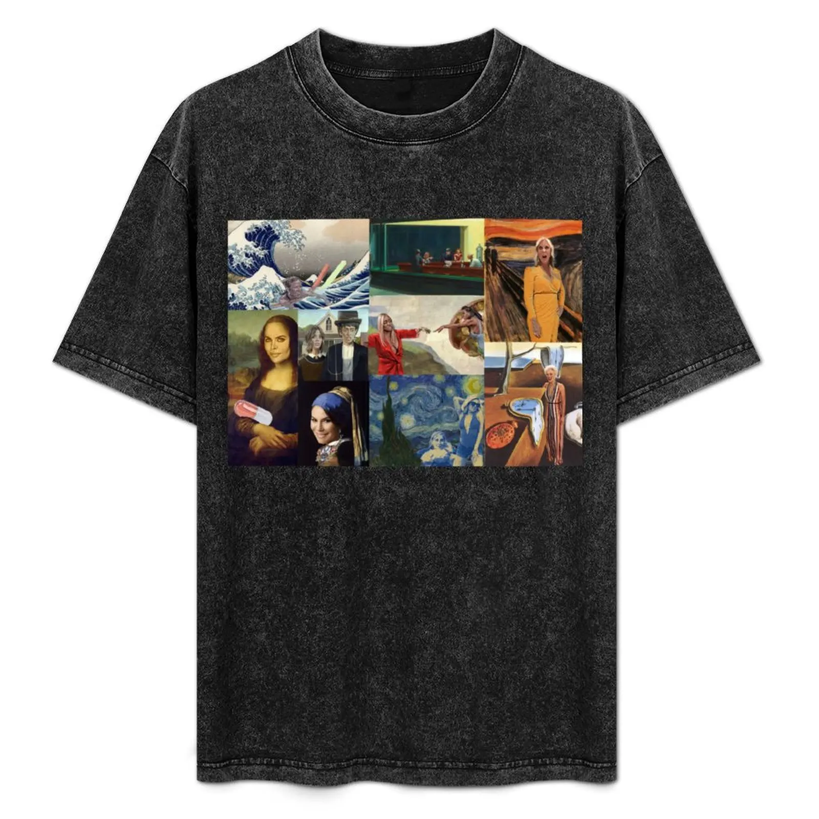 

The Artwives T-Shirt Trendy Print Short Sleeve T-Shirt