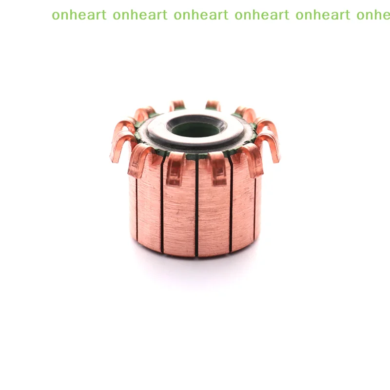 

[C]8*23*19.5mm 12P Teeth Copper Hook Type Electrical Motor Commutator CHY-1518-12