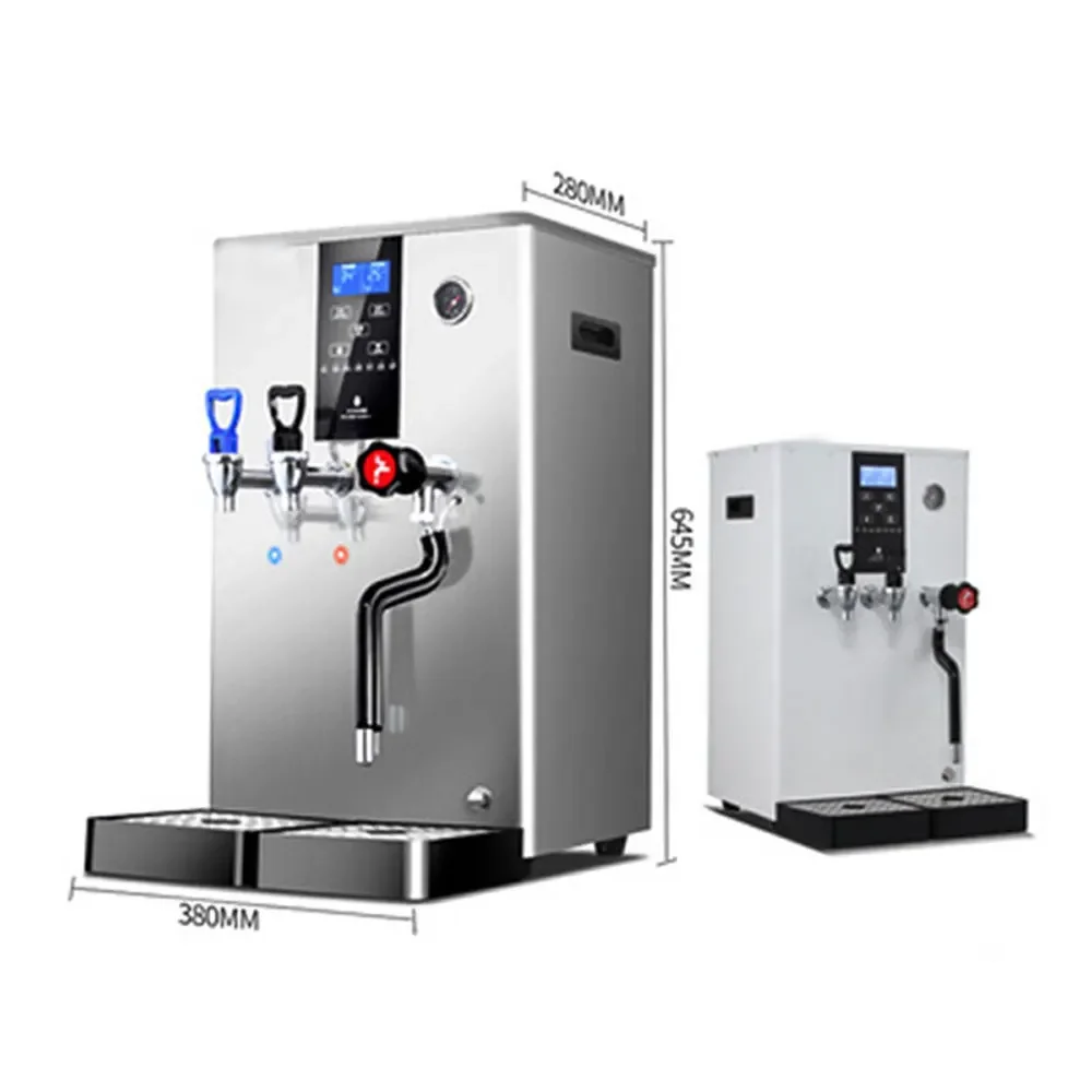 Fully Automatic Water Dispenser Steam Water Boiling Machine Desktop Coffee Milk Tea Shop Instant Hot Water Dispenser