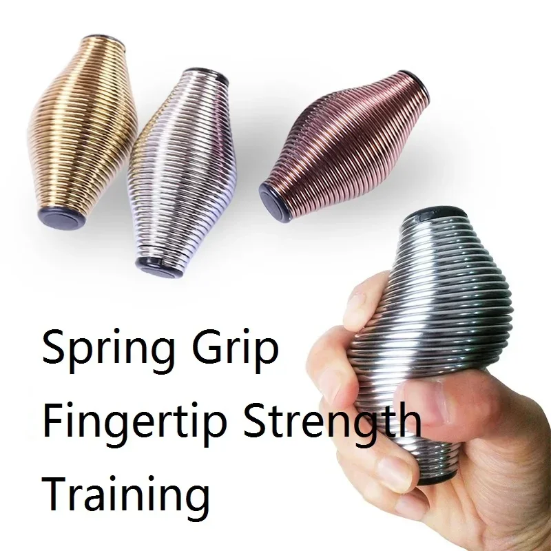 2024 Anti Stress Ball Metal Spring Grip Ball Hand Finger Fitness Ball Grip Strength Enhancer Relieve Anxiety Decompression Toy