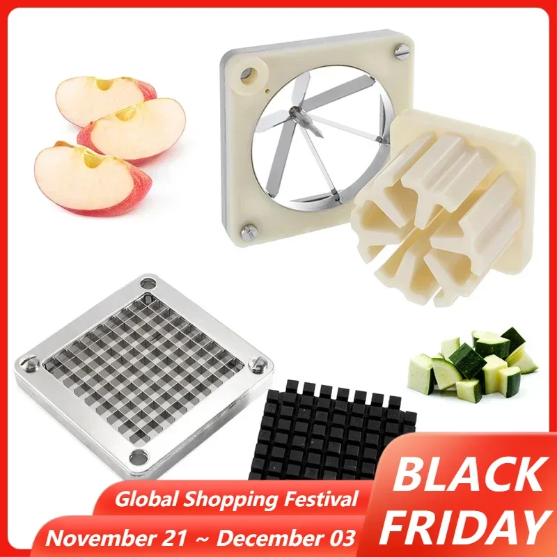 6.5/9.5/12.3mm French Fry Cutting Machine Blade Stainless Steel Cutting Vegetable Fruit Cucumber Radish Machine Parts 6/8Section