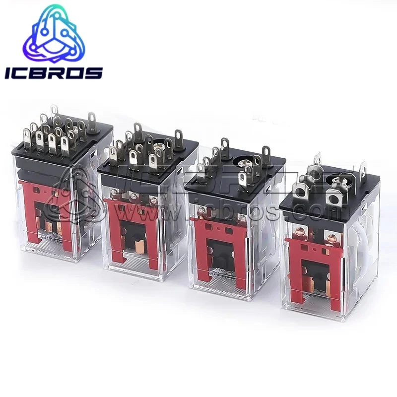 HH54P HH54P-GS HH62P-GS HH53P-GS New IntermedIate Relay 220V AC DC 12V Small ElectromagnEtic 24V 8 14 Pin HH52P-GS Silver Dot