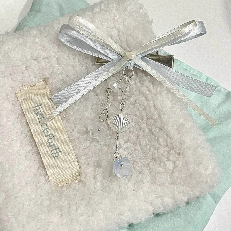 652f Ribbon Ribbon Hair Bows Lindo horquillas para niñas Clips Barrettes Clip