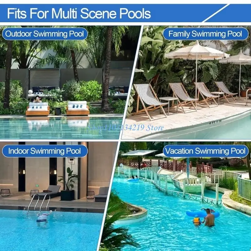 N5KC 2Pcs Premium Pool Cleaner Replacement Tires for Standard Part Codes Restores Efficient Cleaning