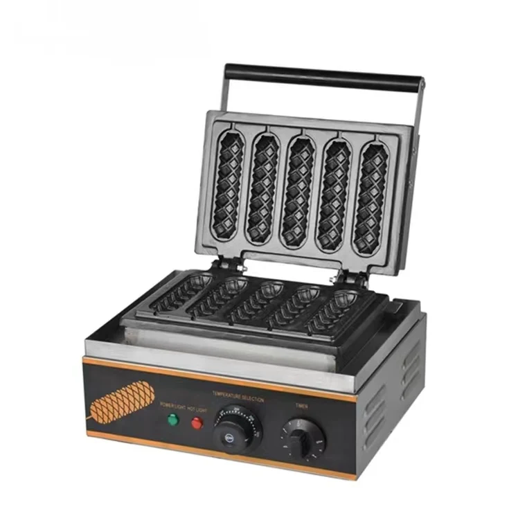 

Commercial waffle cone machine Electric Hong Kong Muffin Hotdog Waffle Maker Machine