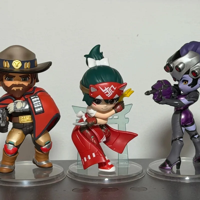 Pop Mart Overwatch Play Of The Series Figure Blind Box Collectible Figurines Hanging Ornament Festival Gift For Game Lovers Toy view 5