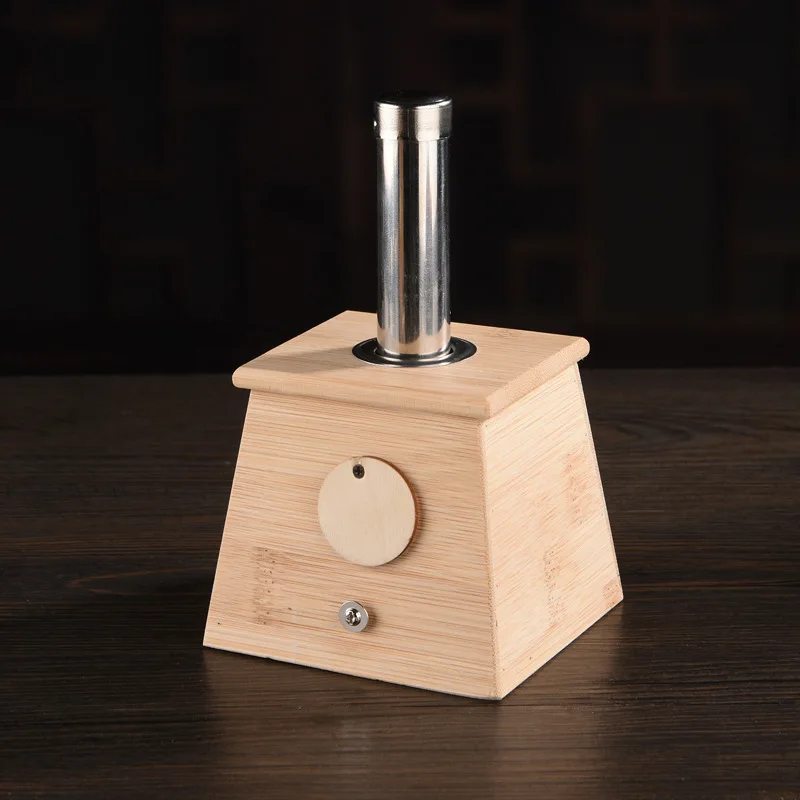 

1Pcs Bamboo Moxibustion Box Warm Acupuntura Massage Therapy Moxa Stick Burner Box Acupoint Massager Relaxation Relieve Pain