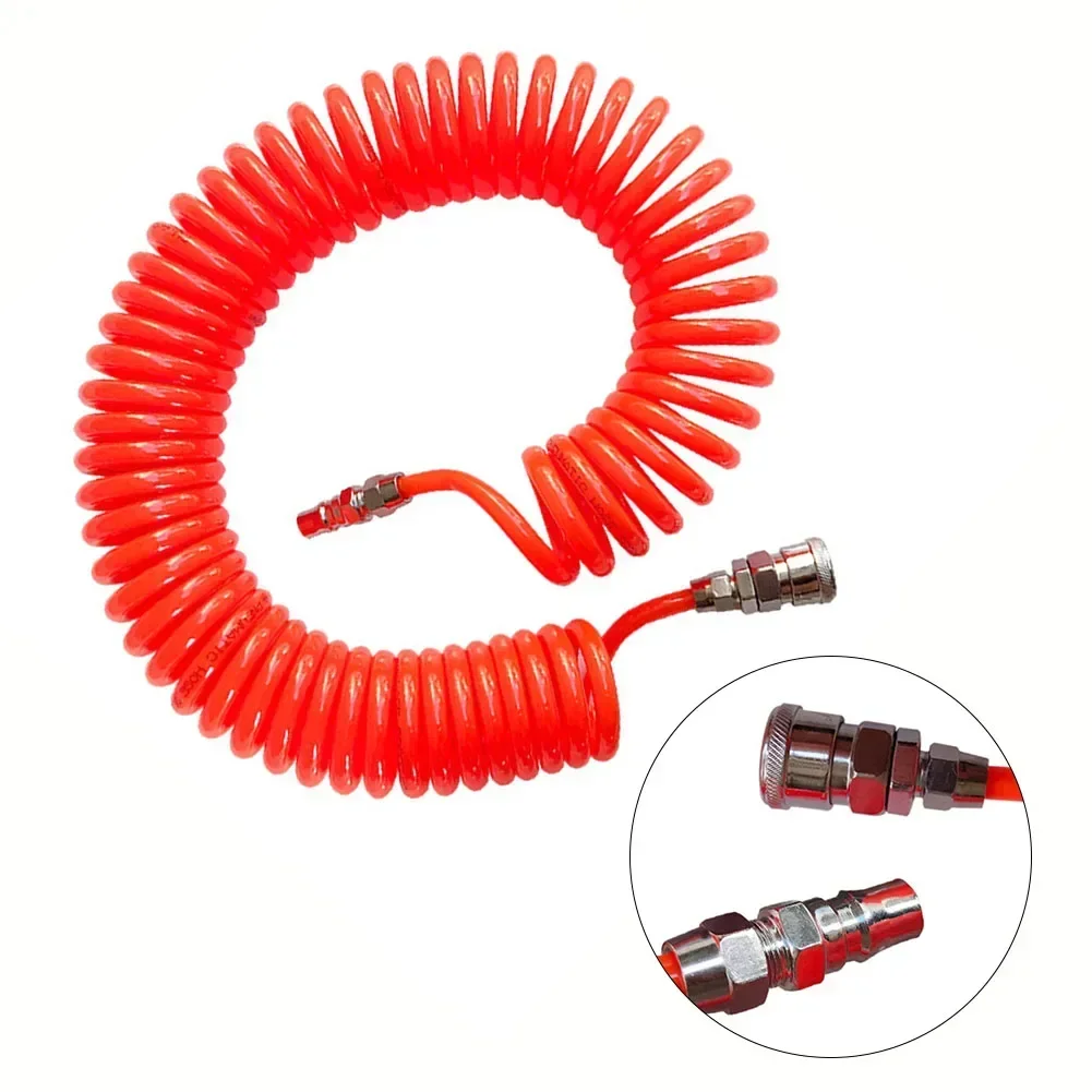 Telescopic Hose For Compressor Air Tool 3 M 8x5mm High Pressure PU Tube Gas Spring Pneumatic Spiral Pipe Pneumatic Tool Part