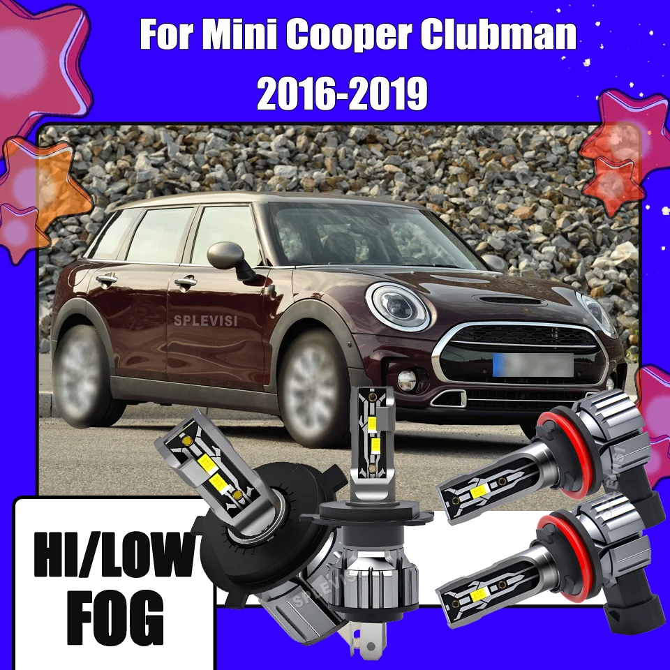 

300% Brighter CSP LED Headlight Foglight 15000LM/Pair H8 H4 Enhance driving security For Mini Cooper Clubman 2016 2017 2018 2019