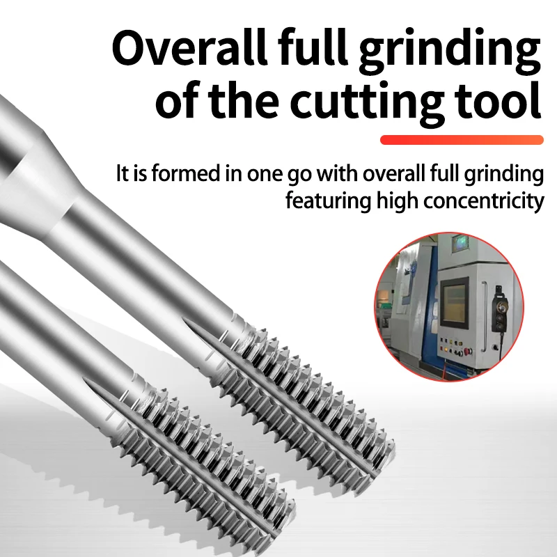 BOSS TAPS Carbide Tungsten Steel JIS Standard Roll Forming Tap M2 M3 M4 M5 M6 M8 M10 Machine Screw Thread Taps For HRC 55° - 62°