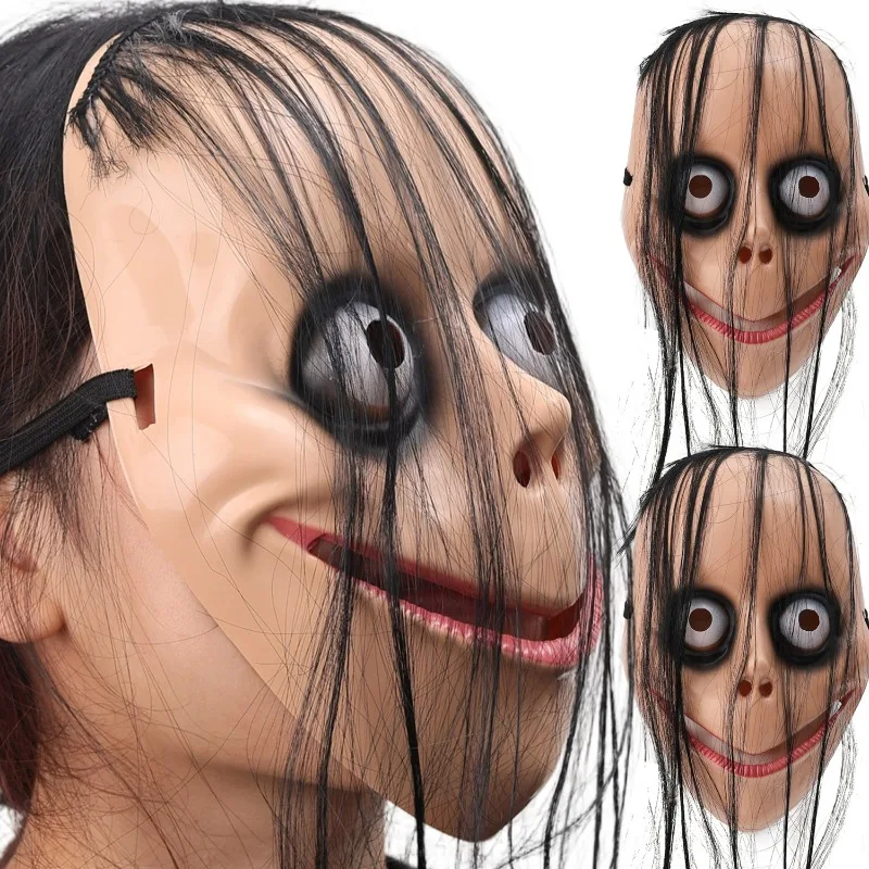 Realistisch eng masker Halloween Horror Face Cover voor spookachtige aantrekkingskracht Prank Beangstigend Prop Lichtgewicht ademend Unisex