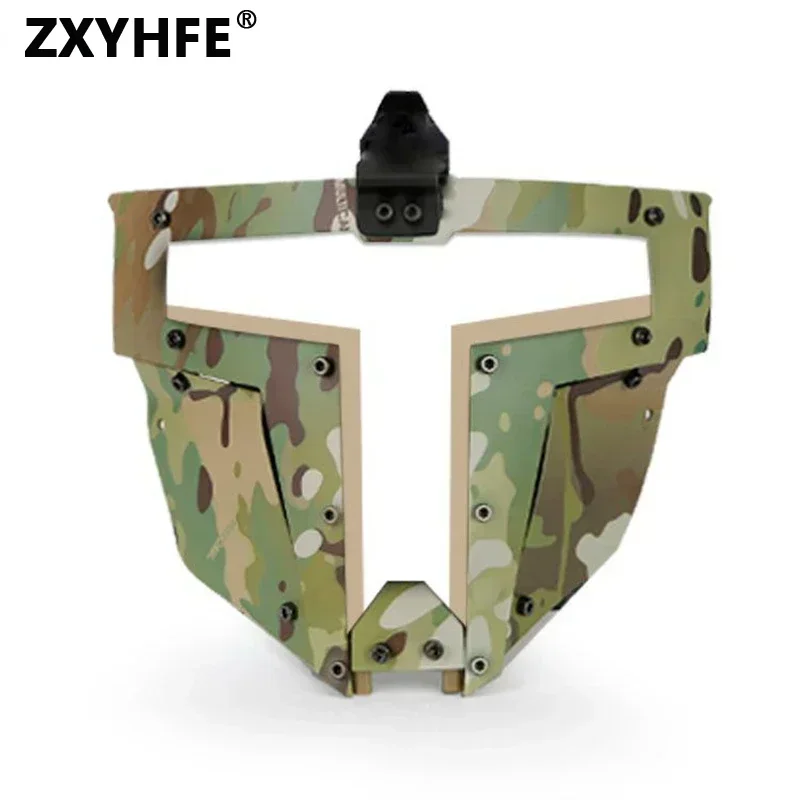 ZXYHFE-Demi-masque de protection pour jeu de guerre, accessoires de paintball et de tir, équipement de sport en plein air, DulHunting, CS Airsoft,