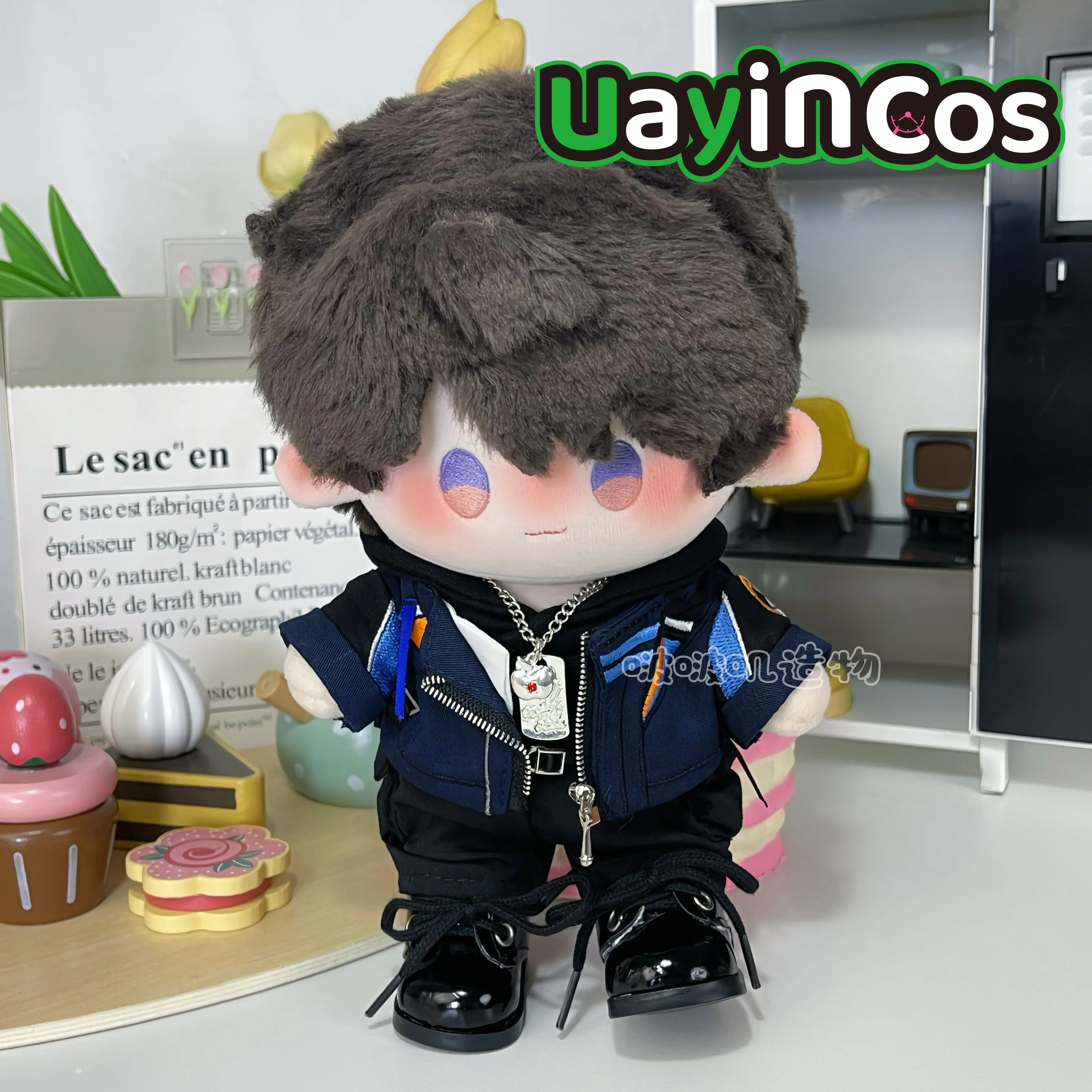 

20 см кукольная одежда Love and Deepspace Caleb пальто свитер брюки пояс ожерелье обувь одежда костюм аниме игра игрушка детский подарок