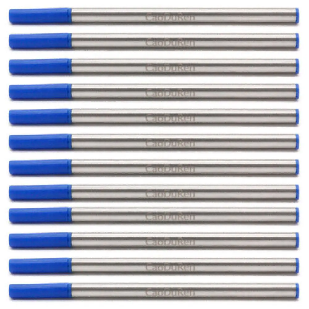 L 109mm 0.7 mm Tip Rollerball Pen Refills Ballpen for Waterman S0112670 54090 540951 German Ink