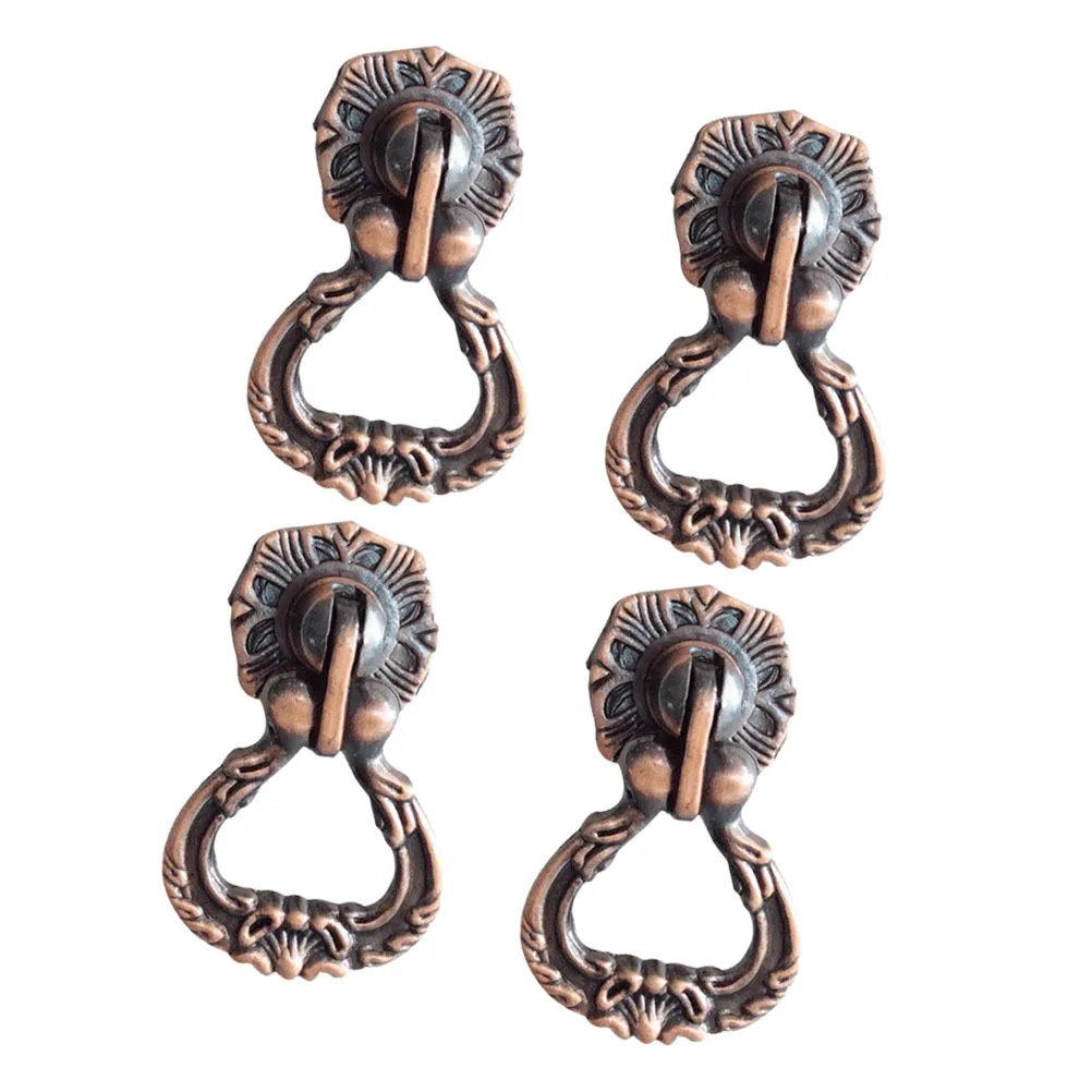

4 Pcs Dresser Handles Vintage Drawer for Drawers Pulls Cabinet Hardware Door Cupboard